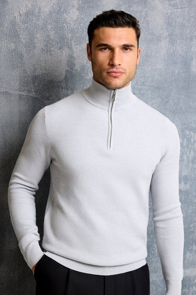 THE FABIO HALF ZIP SWEATER