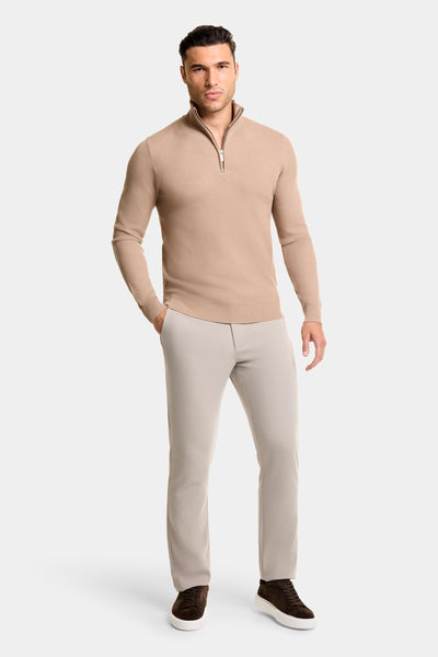 THE FABIO HALF ZIP SWEATER