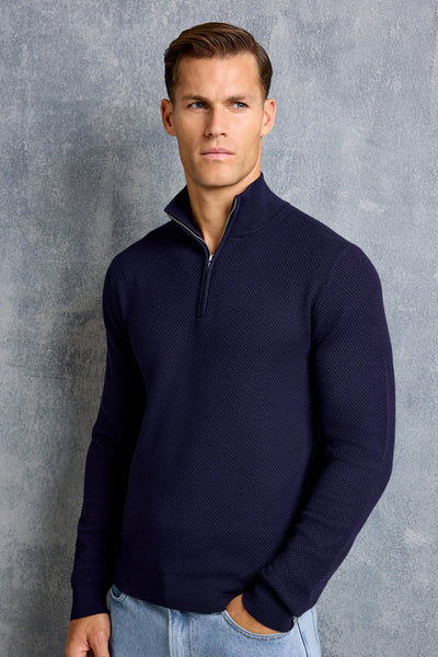 THE FABIO HALF ZIP SWEATER