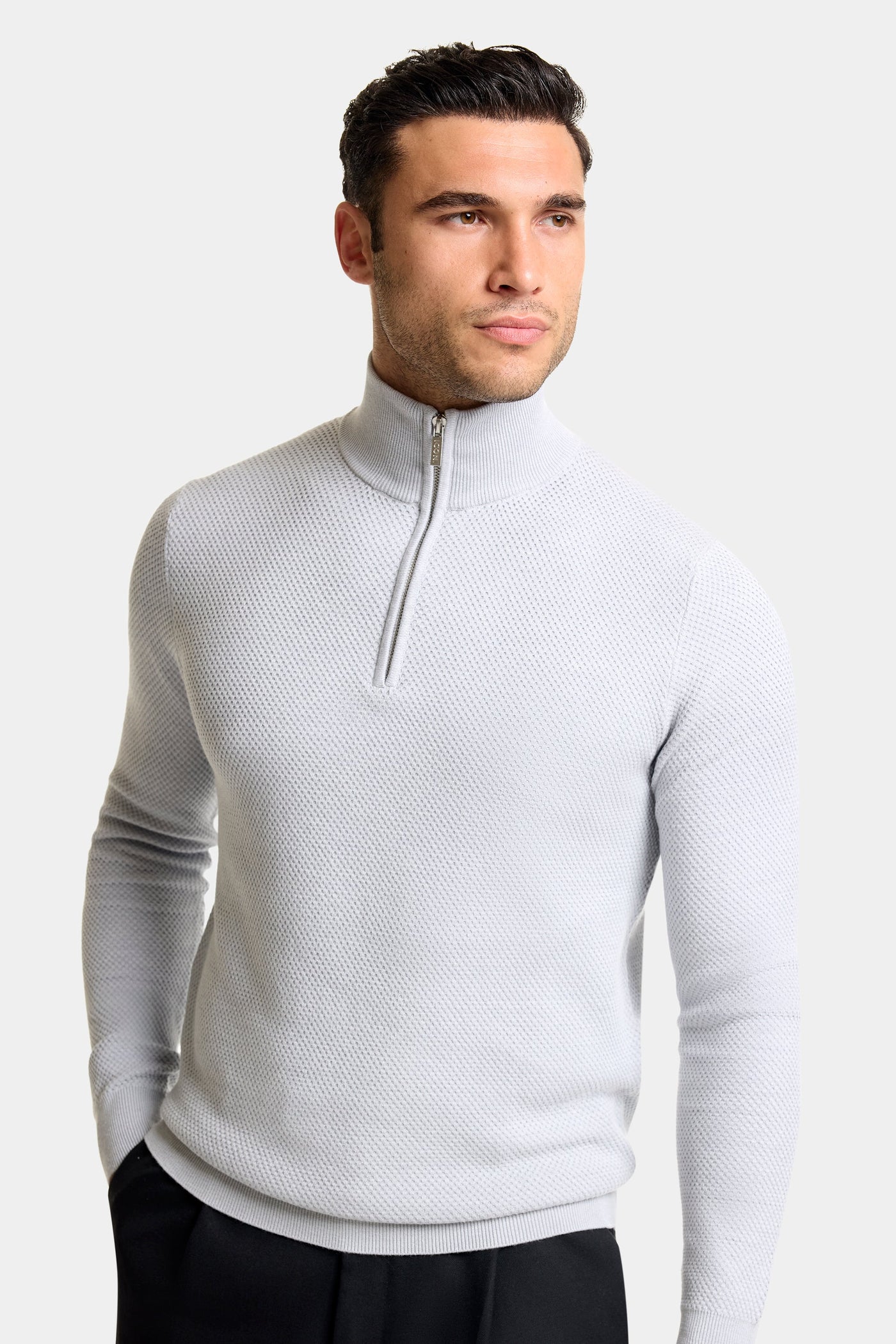 THE FABIO HALF ZIP SWEATER