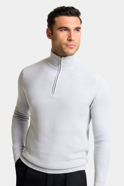 THE FABIO HALF ZIP SWEATER